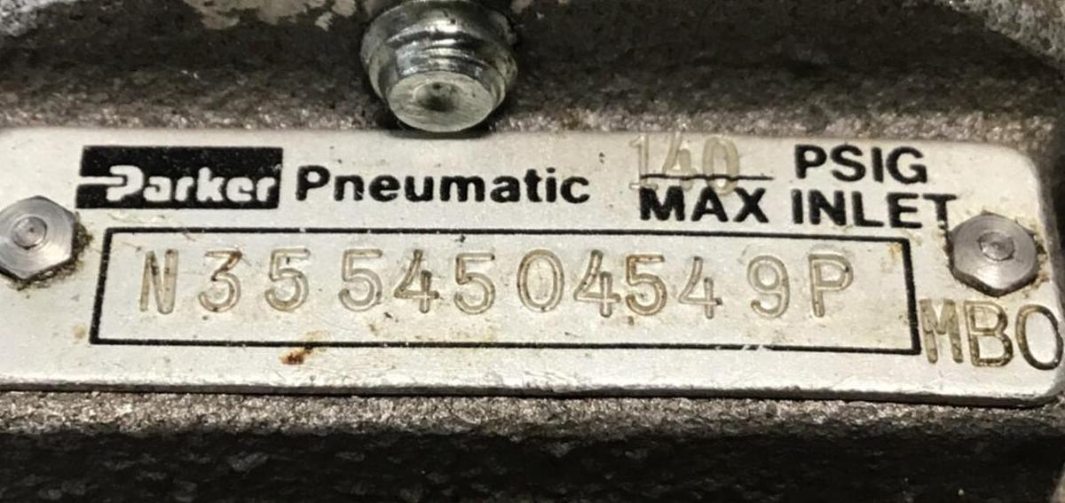 Used PARKER Pneumatic Valve N3554504549P USED