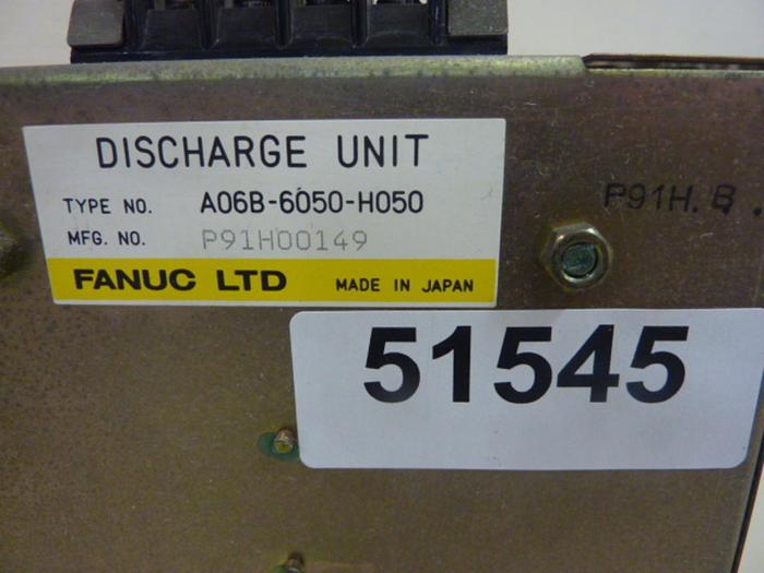 Used FANUC Discharge Unit A06B-6050-H050 #51545