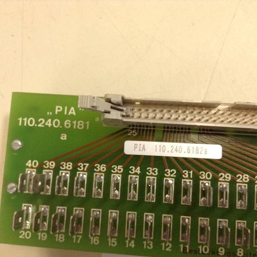Used NESTAL Circuit Board PIA 110.240.6182A #77845