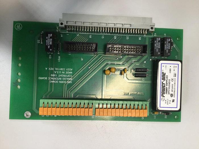 Used VAN DORN Analog Interface Board 330159 PC330-159 330-159 #101550
