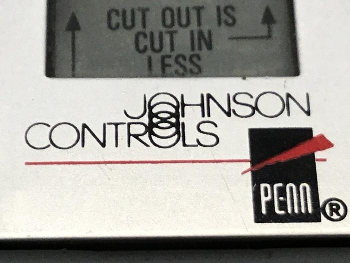 Used JOHNSON CONTROLS Pressure Control Switch P70AA-116 #119456