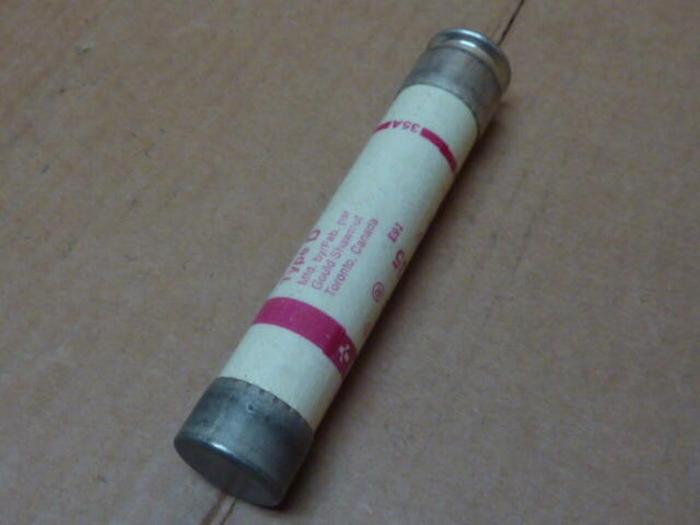 Used GOULD / SHAWMUT 35 Amp Fuse TRSR35 #26949