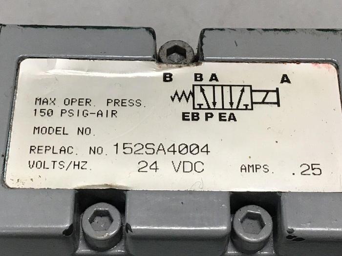 Used NUMATICS Solenoid Valve 152SA4004 #122878