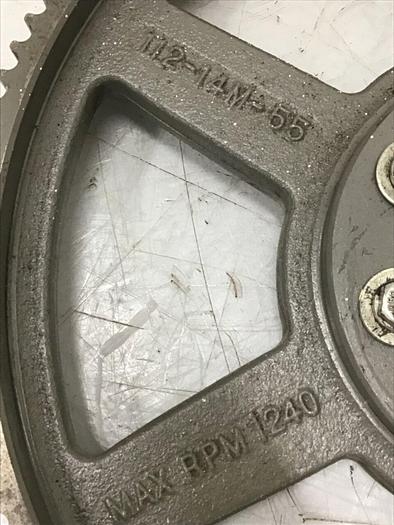 Used TB WOODS Taper Bore Pulley 112-14M-55 #122388