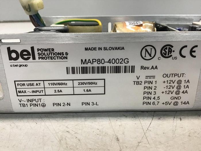Used POWER SOLUTIONS Power Source Supply MAP80-4002G USED
