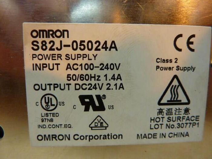 Used OMRON Power Supply S82J-05024A #22037
