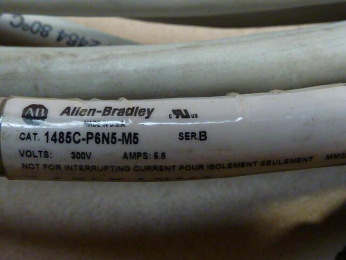 Used ALLEN BRADLEY Cable 1485C-P6N5-M5 SER B #29603
