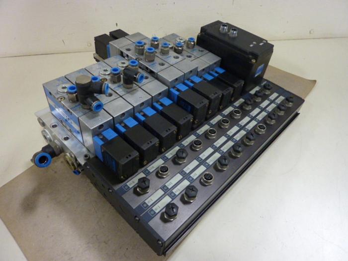 Used FESTO Control Block / Valve Terminal IFB8-02 #52829