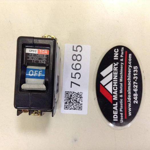 Used FUJI ELECTRIC Circuit Protector CP31I-10 #75685