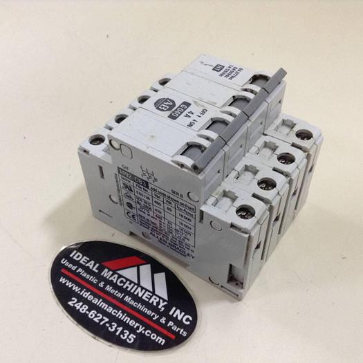 Used ALLEN BRADLEY 4 Amp Circuit Breaker 1492-CB3/G040 SER B #75153