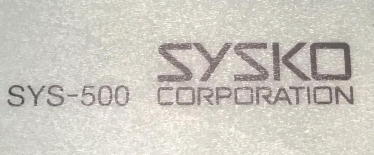 Used SYSCO Control Panel SYS-500 USED