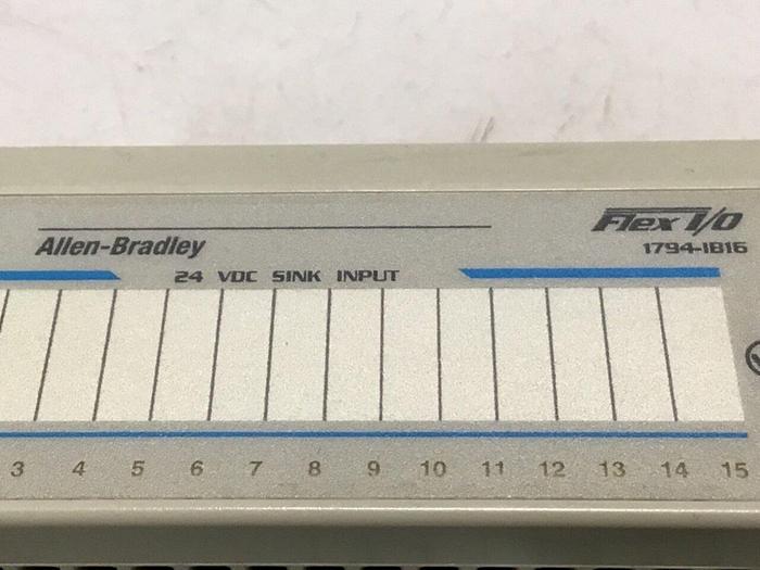 Used ALLEN BRADLEY Input Module 1794-IB16 SER A #129363
