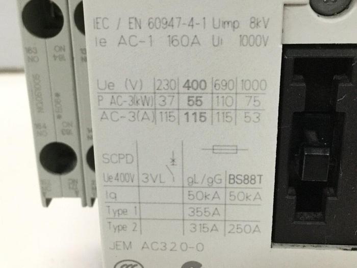 Used SIEMENS Contactor 3RT1054-6AF36 #110628