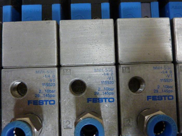 Used FESTO Control Block / Valve Terminal IFB8-02 #52750
