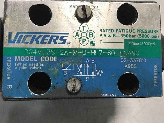 Used VICKERS Valve DG4V3S2AMUHL760EN490 Used #143812
