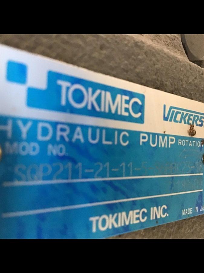 Used TOKIMEC VICKERS Hydraulic Pump SQP211-21-11-5-86BBC23-18 #134665