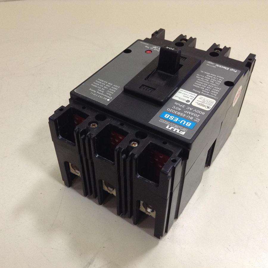 Used FUJI ELECTRIC 20 Amp Circuit Breaker BU-ESB3020 Used