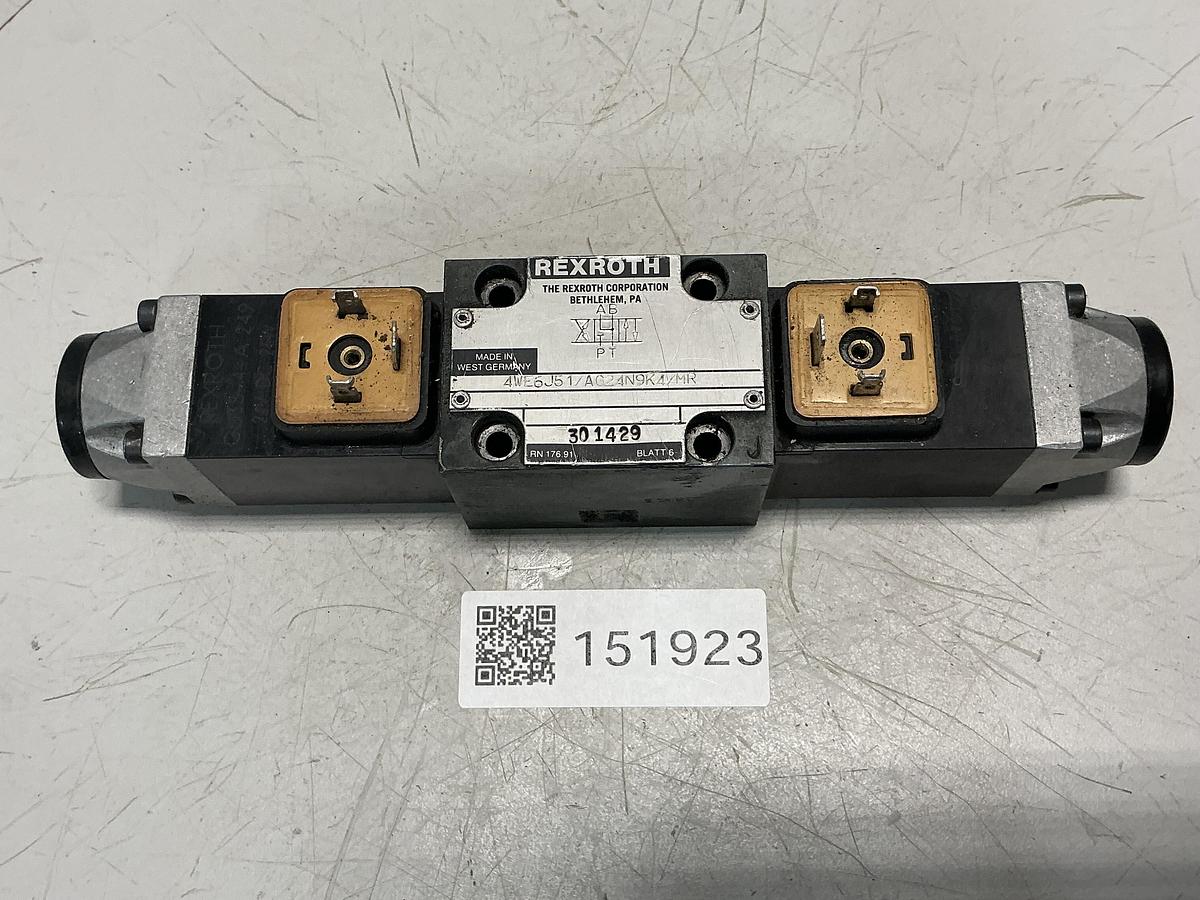 Used REXROTH 4WE6J51/AG24N9K4/MR