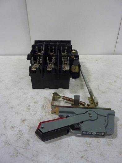 Used ALLEN BRADLEY 60 Amp Disconnect Switch 1494V-DS60 SER A #57437