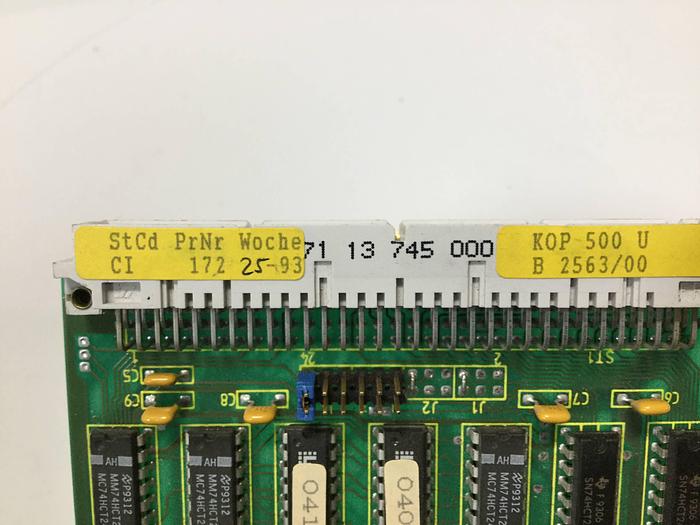 Used BACHMANN ELECTRONIC Circuit Board KOP500-100-F Used