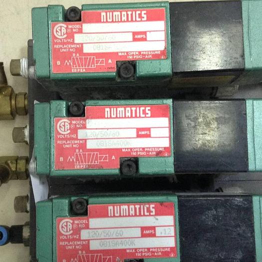 Used NUMATICS Control Block w/ Valves 239-415B #71369