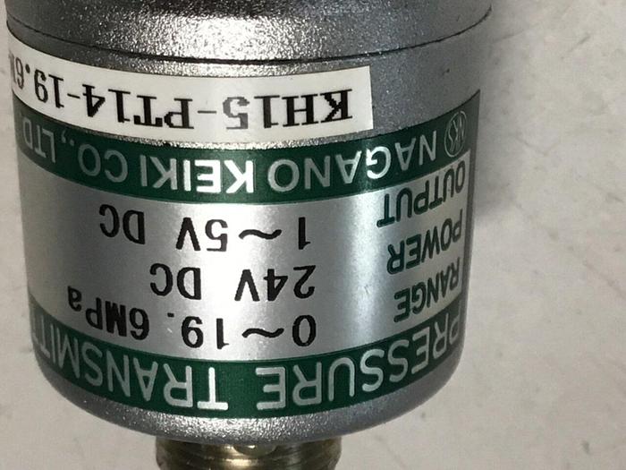 Used NAGANO Pressure Transmitter KH15-PT14-19.6M-C-0.25 #126578