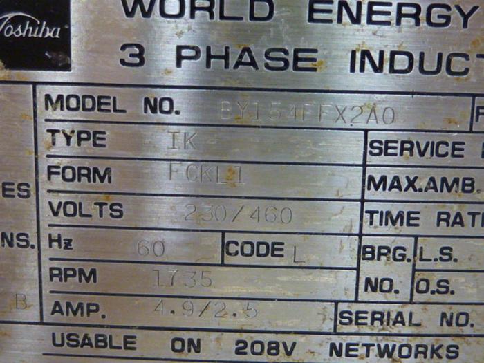 Used SUMITOMO DENKO 1.5 HP Motor HM1830 #56424