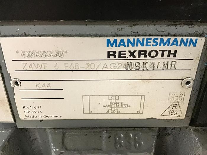 Used REXROTH Z4WE6E6820/AG24N9K4/MR Valve Used #140309
