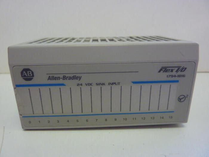 Used ALLEN BRADLEY Input Module 1794-IB16 SER A #33247
