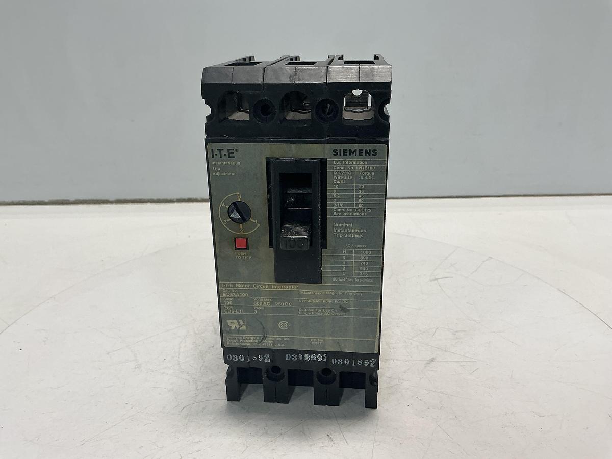 Used SIEMENS ED63A100