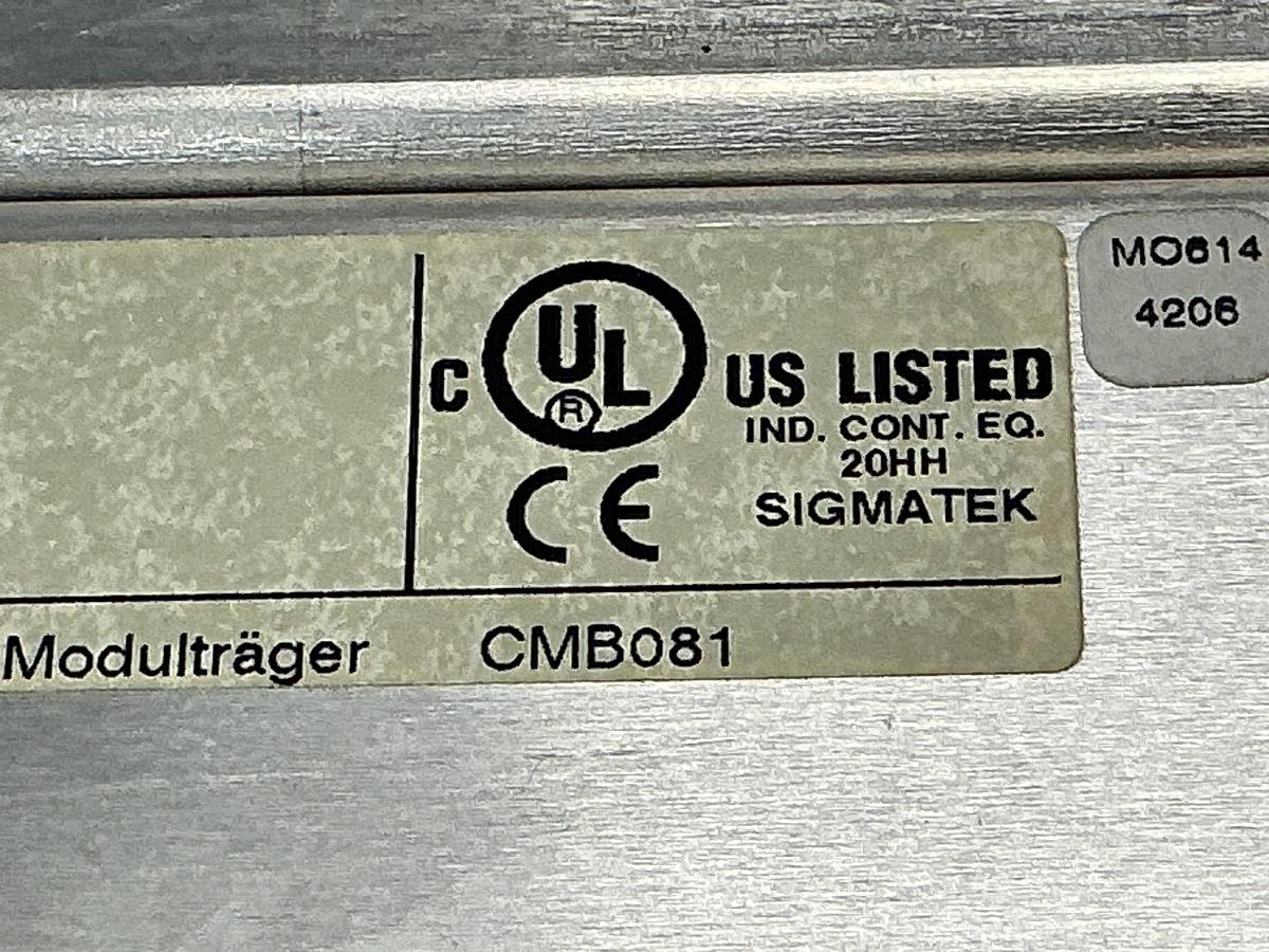 Used SIGMATEK 12-002-081