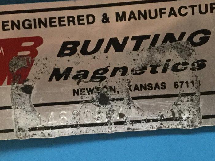 Used BUNTING Drawer Magnet 14680834 #107117