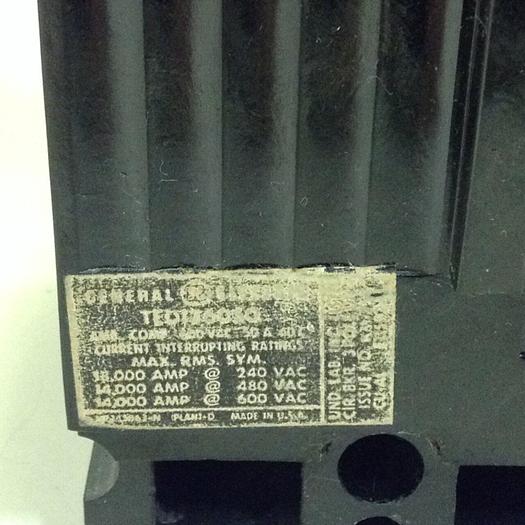 Used GE 50 Amp Circuit Breaker TED136050 #80504