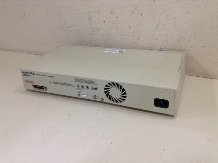 Used CABLETRON 10 Base-T Hub w/ Lanview SEHI-24 #75003