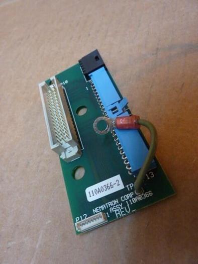 Used NEMATRON CORP Circuit Board 110A0366-2 Used