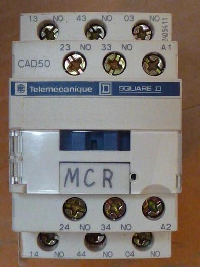 Used SQUARE D Relay CAD50 A1 Used