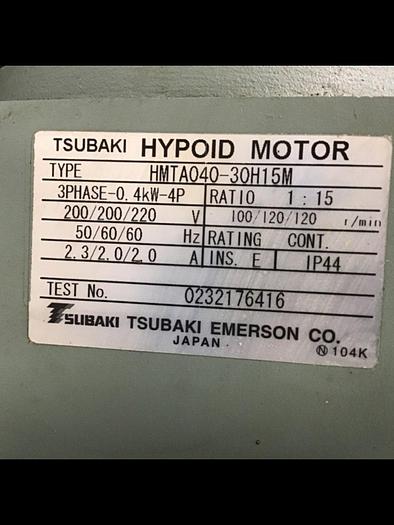 Used SANKYO Indexing Drive 9AD-06277R-LR3VW1/X #125153