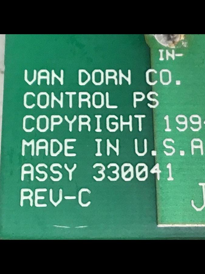 Used VAN DORN Circuit Board 330041 PC330-041 Used