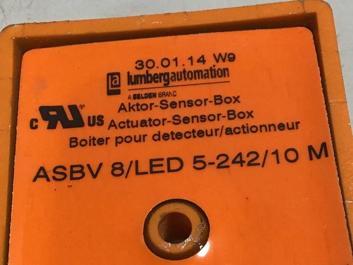Used LUMBERG Distribution Box ASBV8/LED 5-242/10M #117129