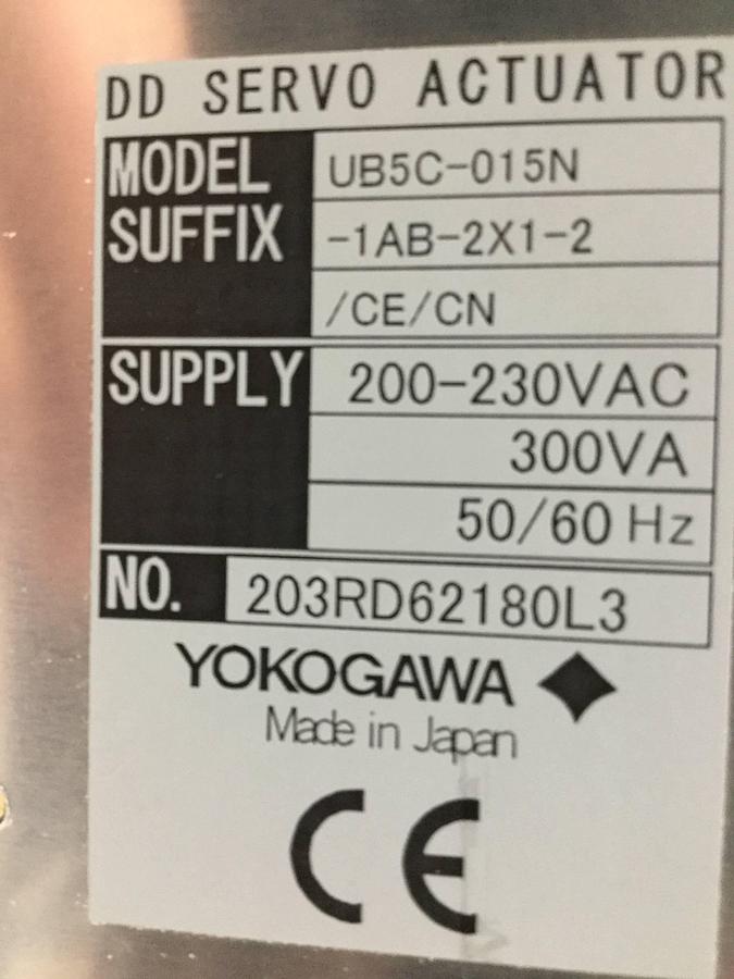 Used YOKOGAWA DD Servo Amplifier UB5C-015N-1AB-2X1-2/CE/CN Used #98697