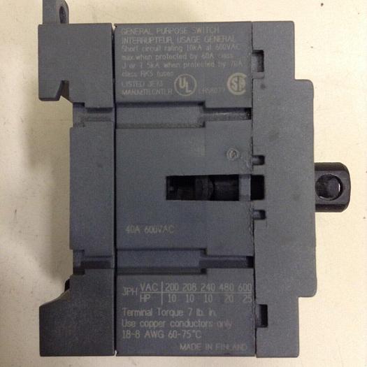 Used ABB Disconnect Switch OT32E3 #84394