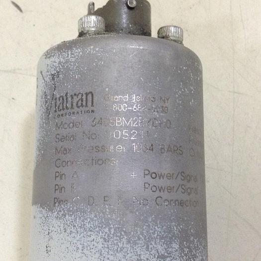 Used VIATRAN Pressure Tranducer 3405BM2BYDH0 #75307