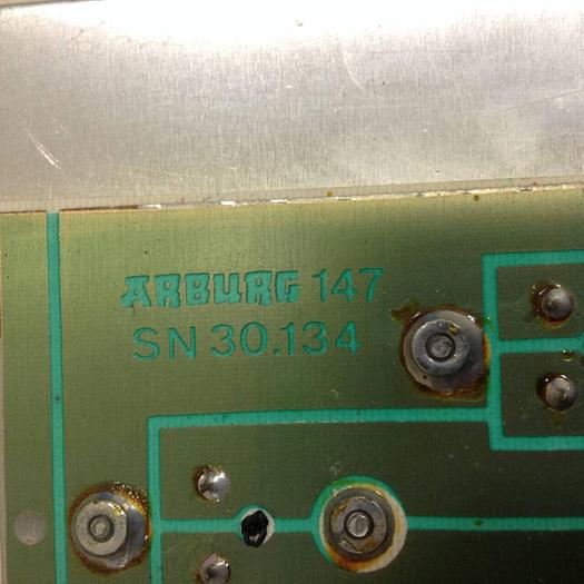 Used ARBURG Transistor Plate 147 #82226
