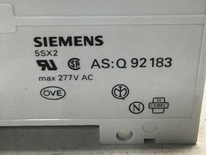 Used SIEMENS 16 Amp Circuit Breaker 5SX21C16 #114332