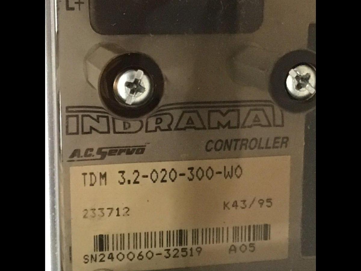 Used INDRAMAT Power Supply TDM3.2-020-300-W0 #123465