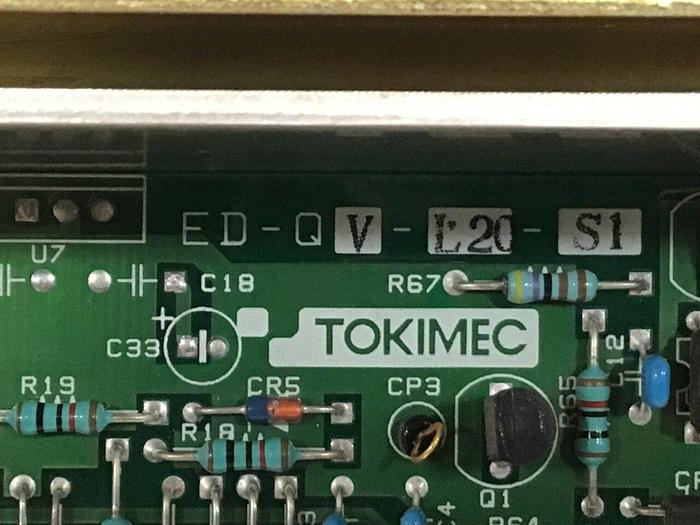 Used TOKIMEC Circuit Board ED-QV-L-20S1 #132744