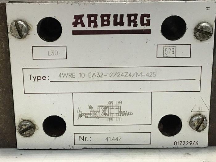Used ARBURG Valve 4WRE 10 EA32-12/24Z4/M-425 Used