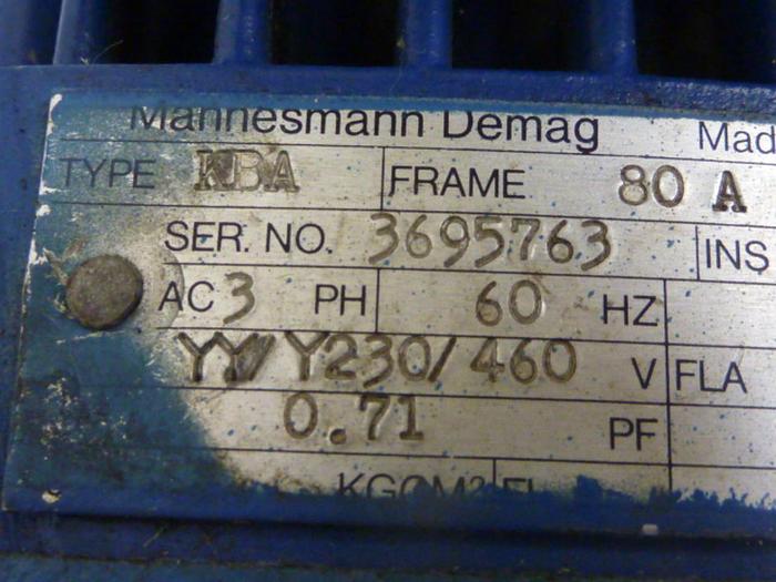 Used MANNESMANN DEMAG Microspeed Unit FG06 U1-H2-F2 Used