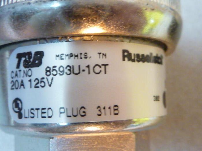 THOMAS & BETTS Ever-Lok Plug 8593U-1CT #38867