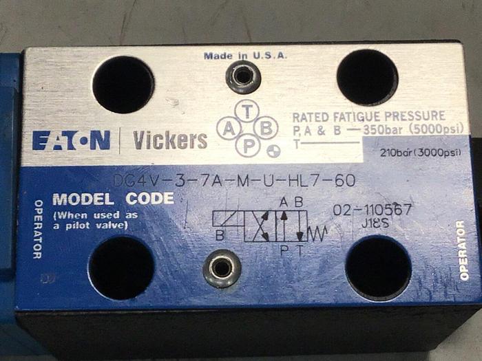 Used VICKERS Valve DG4V37AMUHL760 #137942